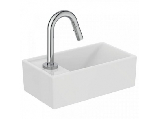 IDS Fontein PACK (met kraangat links / zonder overloop), inclusief Idealstream koudwaterkraan - Palletprijs vanaf 10 stuks